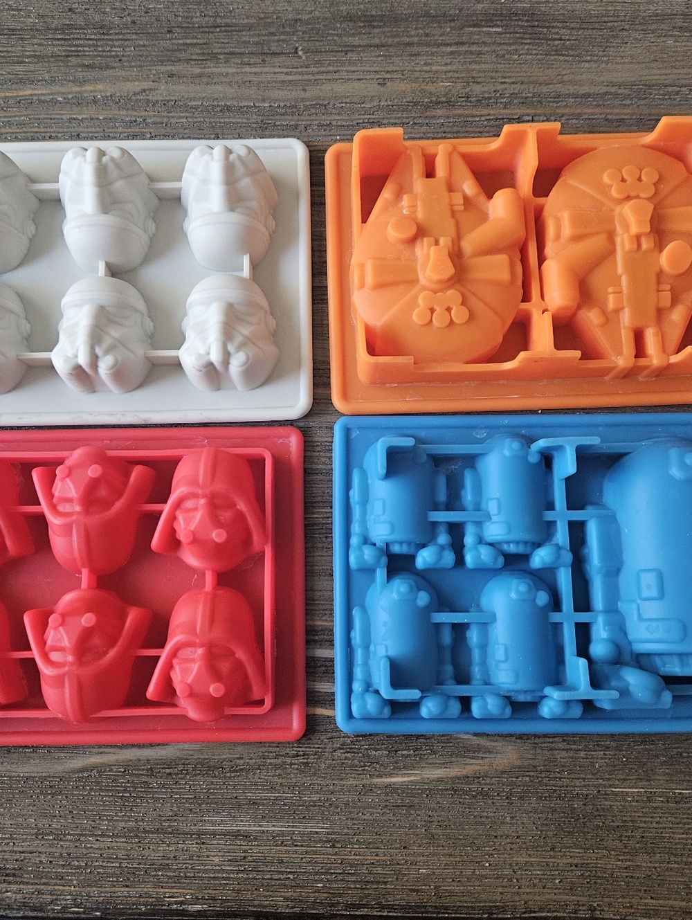 Star Wars Silicone Character Baking Molds Set